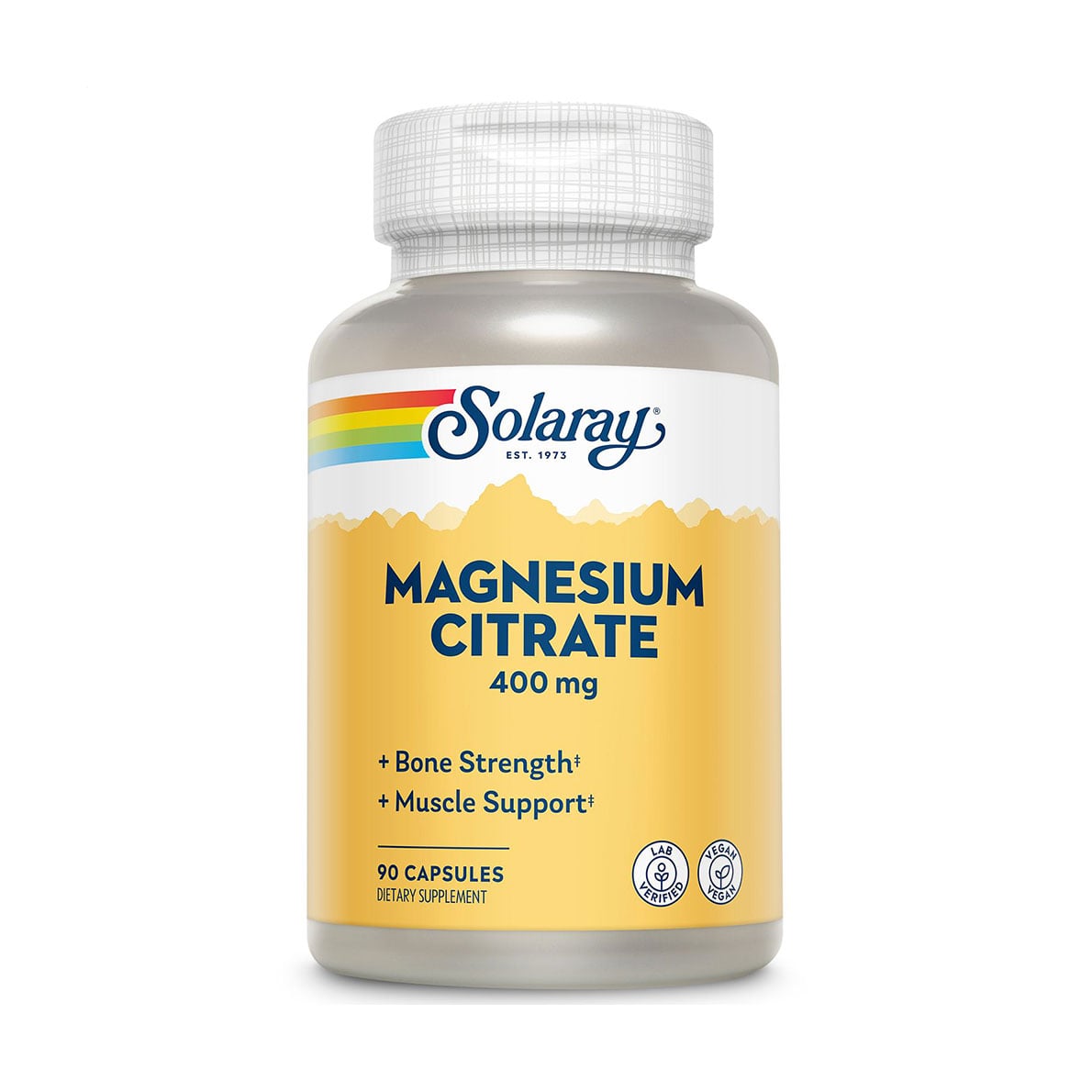 Цитрат магнію Solaray Magnesium Citrate 400 мг, 90 капсул